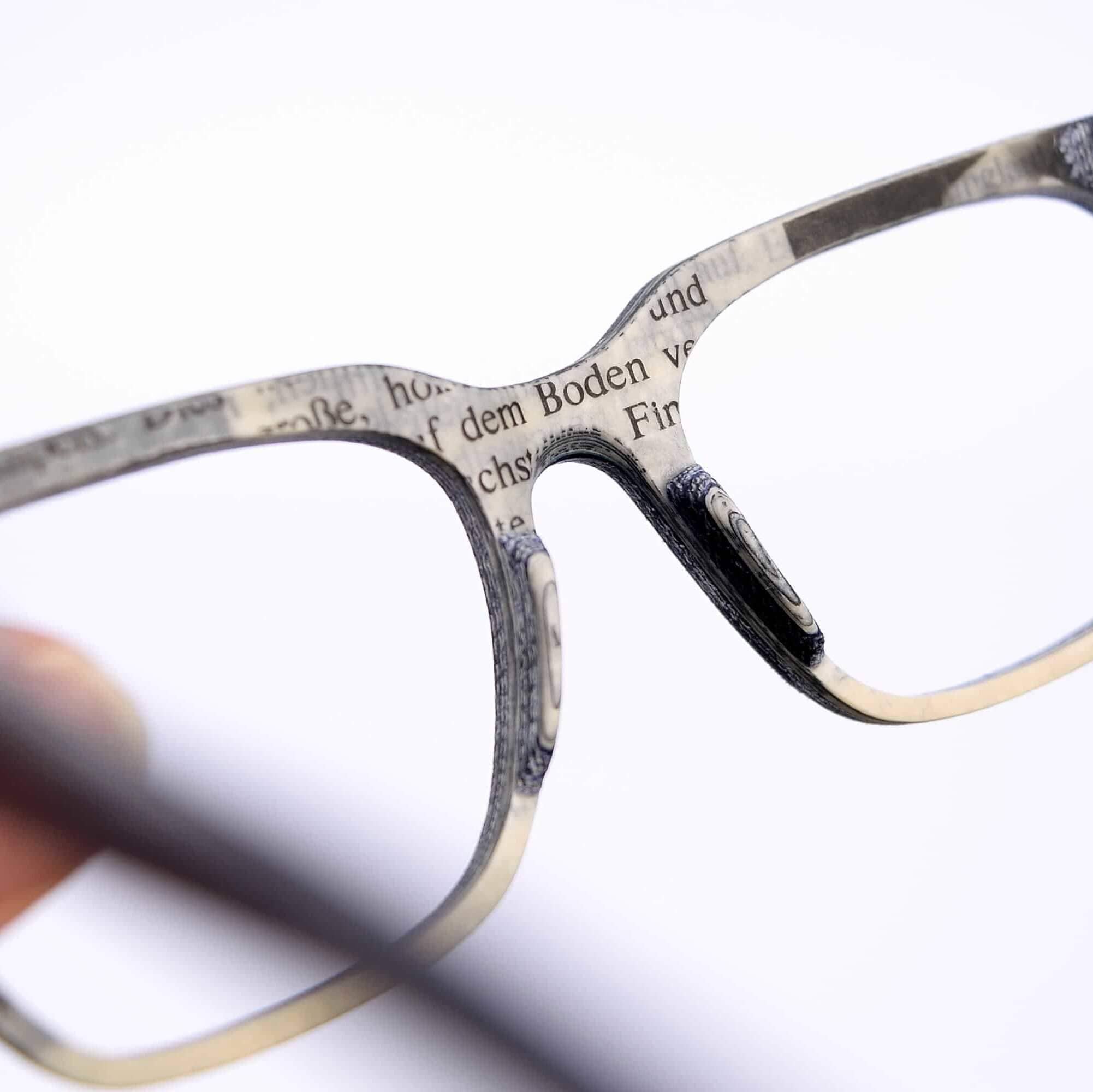 Upcycling Brille von Innenansicht